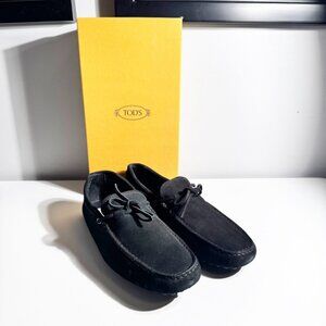 Tod's Men's Black Suede Loafers